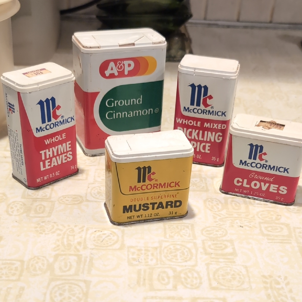 McCormick Spice Tin Collection
